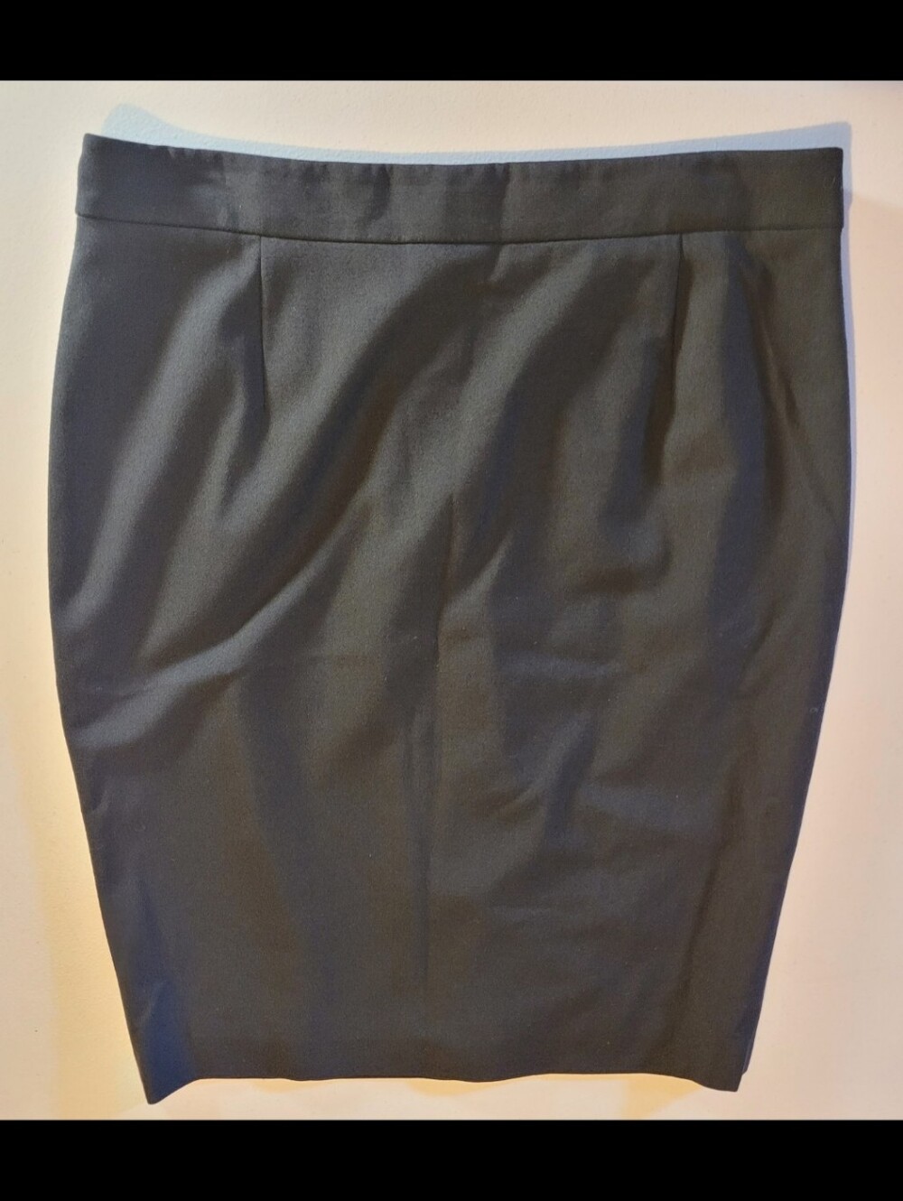 ANTONIO MELANI Classic Black Pencil Skirt - Women's Professional Skirt, 12